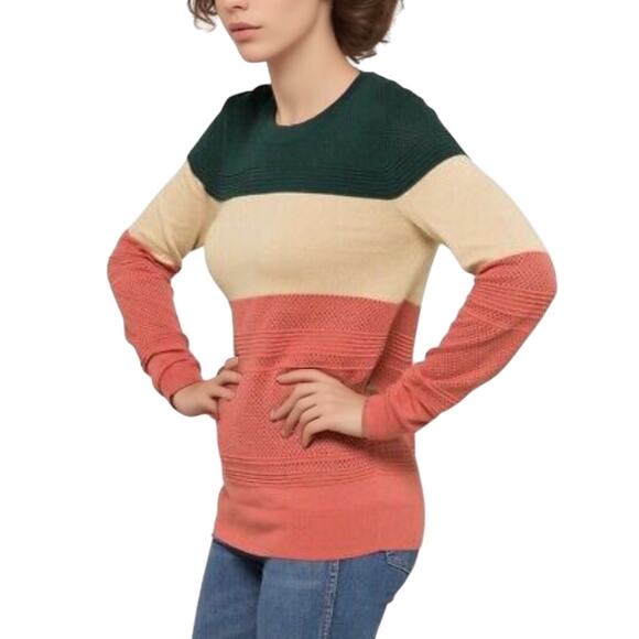 Market & Spruce Colorblock Sweater - Multicolor NWOT Size XL - Picture 1 of 8